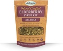Elderberry Syrup Kit - Allergy Dukung Membuat Pendekatan. 32Oz - Dilengkapi dengan Brewing Bag - Ingrediens - Elderberry - Rosebulps - Ginger - Nettle - Cinnamon - Cloves - Elderwise