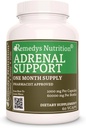 Dukungan Adrenal Nutrition Remedy: 124; 1.000 mg, 60 Vegan Kapsul Herbal Dieter Supplemen Dua Bulan