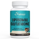 2400 MG Lipomal Glutathione Softgeels, Max Absorpsi, Formasi L- Glutathione Dikurangi (GSH), dengan Acid Hyaluronic, Resveratrol, Master Antioksidants for Detox, Brain, Immune System, 60 Softgeels