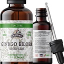 Ginkgo Biloba Ticture Organik Ginkgo Biloba Ekstrak (Ginkgo Biloba) Drif Herbal Suplemen 2 oz