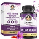 Saffron Bliss Saffron Capsules Mood & Eye Supplement, Saffron Extract Appetite Suppressant Weight for Women (60 Capsules)
