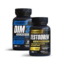 2X-TESTO Stack 124; DIM 3X & Tesodren Bundle 124; Dukung Testosterone Levels 124; Membuktikan pertumbuhan Otot 124; Dibuat di USA