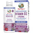 MaryRuth Organics Megadosa Vitamin D3 Lipomal 124; Vitamin D 4000 IU 124; Ultra Absorpsi 124; Imune Dukungan bagi orang dewasa 124; Bone Health 124; VIT D3 124; Vegan 124; Gula Bebas 124; Gluten Bebas 124; NN-GMO 124; 45