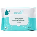 Grownsy Long-perpetual Perineal Cooling Pad Liners, 28PCS Postpartum Pad Liner untuk pemulihan Postpartum, Perineal Hemorehoid Cooling wipe untuk Mom Postpartum Estinals Care