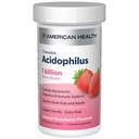 KEADILAN AMERIKA Harian Chewable Tablet Acidophilus, 1 Milyar Live Cultures, Basteria Manfaat untuk The Digetical & Imune Systems, Strawberry, 60 Count
