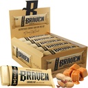 Braven Bar Caramel Nut Energy Bars (1.59 oz, Pack of 20) - Tegy Chews with 5g Protein - OntheGo Energy Snacks for Running, Hiking, and Sports - Gluten Free Snacks for Substained Energy Boost