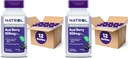 Natrol Acai Berry, Tambahan Dietary, Perlindungan Antioksidant & Pertahanan, The Ultimate Super Fruit, 1,000 mg Veggie Capsules, 75 Count (Paket 24)