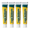 CareAll Triple Antibiotic Ofection 1.0 oz (4 Pack), Bantuan Pertama Oquise for Minor Scrapes, Cuts, dan Burns untuk Membantu Infeksi Mencegah, Bandingkan ke Ingredians Aktif dari The Leading Brand