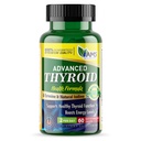 American Medic & Science Advanced Thyroid (60 Kapsul), 124; Thyroid Support for Men and Women 124; Mood and Energy Booster Supplemen 124; dengan Natural Ashwagandha, Iodin, Selenium, dan Vitamin B12
