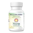 Dr. Clark Niasin (Vitamin B3) Suplemen - 25mg, 100 Lentin Kapsul, Mendukung Sirkulasi & Tingkat Cholesterol Sehat