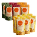Brodo Deedly Rooted Rooted Chicken Broth with Turmeriic & Ginger & 124; Nutrient Desense, Chef Crafted Bone Broth in Single Serving Pouches 124; Not Made From Comcenturation, No Preservations (6x 8.3 oz Pouches)