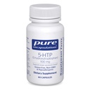 Ensulasi Murni 5- HTP 100 mg - Kesehatan Otak, Peraturan Tidur & Appetite * - 5- Hydroxyptophan - Gluten Bebas & Non-GMO - 60 Capsules