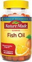 Fish Oil Gummies, 90 Softgels, dengan Heart-Healthy Omega 3s 57 mg, di Strawberry, Lemon, & Orange