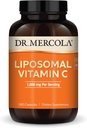Dr. Mercola Lipomal Vitamin C, 1,000 mg per Serving, 90 Servings (180 Kapsul), Tambahan Dietary, Supports Immune Health, Non GMO, NSF Sertifikasi
