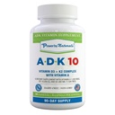 Power By Averals ADK Vitamin Superiment - ADK 10 High Potency with Vitamin A, D3 10.000 IU & K2 MK7 for Superior Heart, Imune & Bone Health Dupport - 90 Capsules, 1 Pack (3- Months Supply)