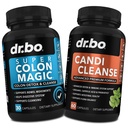 Colon Cleanser Detox & Candi Cleanse Pills - 15 Day Colon Cleanse Pills with Probiotic & Oregano Duplemen Acid Caprylic Complex for Gut Bowel Movement, Poop Intestinal Bloating