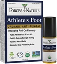 Kekuatan Alam - Alam, Obat Foot Atlet Organik (4ml) Non GMO, No Harmful Chemical, Cruelty Free - Antifungal Relieves Burning, Itching, Cracking Caused by AF, Jock Itch and Ringworm