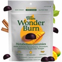 Plant People WonderBurn Metabolisme & Craulings Control Kimmies, Zero Sugar, Ripe Mango Flavor (60 Count)