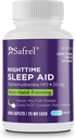 Safrel Nighttime Aid, Diphenhydramine HCl 25mg 124; Strong Non Habit-Membentuk Dukungan Tidur Pulih Untuk Pria & Perempuan 124; Fall Asleep & Wake Up Refreshed (1000 Count (Paket 1), 1000, Count)