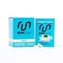 Gum Energi GUM RUN 50mg Caffeine Taurine & B-Vitamin Per Piece, 24 potong (Paket 12), 2 Potongan = 1 kopi atau Energi minuman, Sugar Free, Zero Calorie
