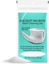 Rahasia ANCIENT Nasal Cleansing Salt, Non- Iodied - USP-Grade Sodium Chloride untuk Setiap Neti Pot, Sinus Sistem Irrigation, 8 Oz