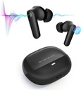 Airbeat 1 ANC Noise Membatalkan True Wireless Earbuds dengan mic, Enhanced Bass Bluetooth 5.3 di Headphone dengan Driver Titanium Daya Tinggi, 48H Playtime, ENC untuk Crystal Clear Call Black
