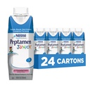 Tambahan Peptamen Junior, Strawberry, 8.45 Fluid Ounce, Paket 24