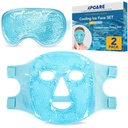 XPCARE Colding Ice Face Mask and Cooling Eye Mask for Puffy Eyes & Migraine Relief, Gel Eye Mask, Cool Face Masks for Dark Cirches, Eye Betrade, Sleeping, Pressure, Headaches, Skin Care
