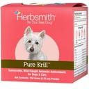 Herbsmith Pure Krill - Wild- Caught Antartika Krill - Just 1 Ingredient - Astaxanthin for Dogs - Ready-To-Use Omega 3 - Alternatif untuk Krill Oil for Dogs - 150g