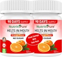 Tambahan Besi Chewable untuk Perempuan / Pria 124; Carbonyl Besi 18 mg dengan Vitamin C 30 mg 124; Talet di Orange Flavor 90 (2)