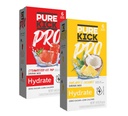 PURE KICE PRO Hydration Electrolite Drink Mix, Pineapple Coconut & Strawberry Ice Pop, 12 Paket