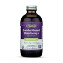 Flora Organic Black Elderberry Syrup + 8.5oz - Ammune Booster dengan Echinacea, untuk Anak-anak & Dewasa, Tidak Ada Ditambahkan Gula, Gluten Bebas, Vegan, SambuGuard