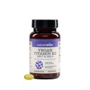 NaturreWise Vitamin K2 600mcg Tambahan dengan MK-7 100mcg & MK-4 500mcg - Enhanced Biovailable Formula - K Complex for Bone and Heart Health - Vegan, Gluten Free, Nun-GMO -90 Softgels [3- Bulan Supply]