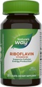 Nature 's Way Riboflavin Vitamin B2, Support Cellular Energy Production *, Vegan, 30 Tablet (Packaging May Vary)