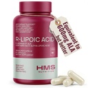 Stabilisasi R-Lipoic Acid 300mg Per Serving, R Alpha Lipoic Acid ALA Antioksidant untuk Nerve, Energi & Metabolisme Dukungan, Suplemen Bersertifikat NSF, Tidak-GMO & Vegan, 60 Capsules, 2 Bulan Supply