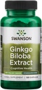 Swanson Ginkgo Biloba Ekstrak 24% 60 Juta 120 Capsules