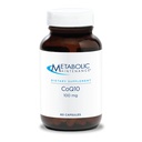 Pemeliharaan Metabolik KoQ10 Kapsul - 100mg Koenzim meQ10 dengan Vitamin C - Antioksidant, Imune, Energi + Cardiovaskular Dukungan (60 Capsules)