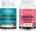 Lipomal Glutathione 1 Pack & Creatine Monohydrate 1 Pack