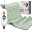 Pudar Penghibur Murni XL Haeating Pad - 12 "x 24" Electric Heating Pad untuk Back Pain & Cramps, 6 Pengaturan Panas, FSA / HSA Diaktifkan, Fible Machine Soft Fabric, Auto- Off & Moist Heat (Zen Green)