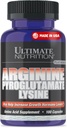 Suplemen Nultimate L-Arginine untuk Pria & Perempuan - Stacked Amino Acid Complex dengan Aginine, Pyroglutamate & Lysine - Dukung GH, Nitric Oxide Produksi & Optimal Blood Flow - 100 Capsules
