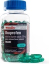TIME- CAP LABS, INC. Tite Ibuprofen 200mg - 160 Liquid Softgels - Pain Relief Softgels and Fever Reducer - for Headache Relief, Menstrual Pain, Tooth Aches Muscular Aches & Arthritis Pain