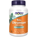 Now Foods Suplemen, Tri- Chromium 500 mcg with Cinnamon, Insulin Co-Factor *, 180 Veg Capsules