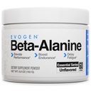 Evogen Beta- Alanine - Performance Enhancer 12.4; Boost Endurance, Tunai Fatigue 124; Unflafeored 124; 60