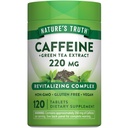 Nature 's Truth Caffeine Pill 124; 220mg 124; 120 Count 124; 120 Count 124; With Green Tea Extract 124; Vegan, Non-GMO & Gluten Free Suplemen