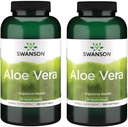 Swanson Aloe Vera 25 Miligrams 300 Sgels (2 Pack)