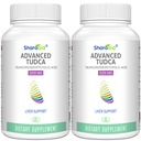 TuDCA Liver Support 1200 mg-Third Party Test- Bile Salts for Liver Detox Cleanse- High Power Formula - Vegan Capsules for Liver, Gallbrew, Ginjal Kesehatan, 2 Botol-120 Capsules