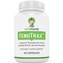 VitaMonk FenuTrax ™ Fenugreek Ekstrak Terkuat 50% Fenogreek Ekstrak Benih Standardisasi untuk Fenuside - Tinggi Furostanol Glycoside dan Konten Saponin Ketika Dibandingkan dengan Tesofen - 60 Capsules