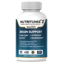 Pendamping Kesehatan Otak, Penanggulangan Fokus dan Otak Dukungan dengan Kognizin Citicoline, Phoshatidyserine, Shoden Ashwagandha, B Vitamin, Magnesium & ZincleWit Capsules