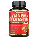 Satoomi Pure Gymnema Sylvestre Capsules Extract - 90 Capsules untuk 3-Bulan - Digabungkan dengan Neem Leaf, Holy Basil & Turmeric Curcumin Root
