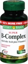 Nature 's Bounty B-Complex with Folic Acid Plus Vitamin C, Tablet 150 Masing-masing (Paket 1)